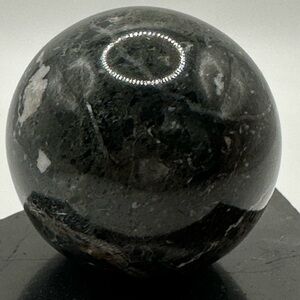 Elegant Black zebra jasper Sphere‎